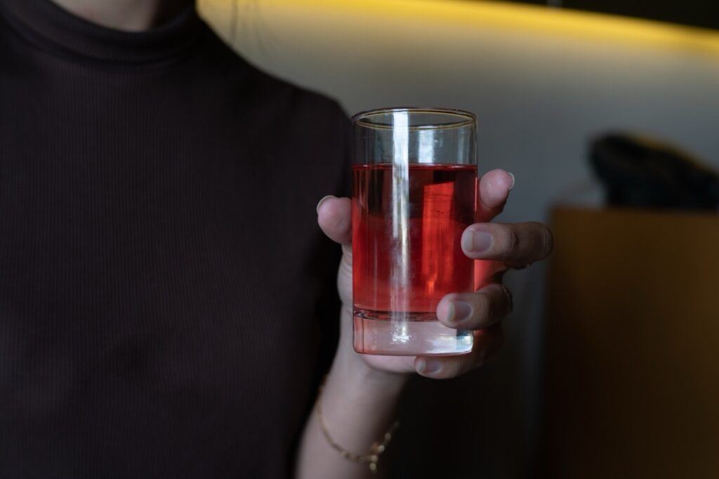 Drinking cranberry juice for UTI