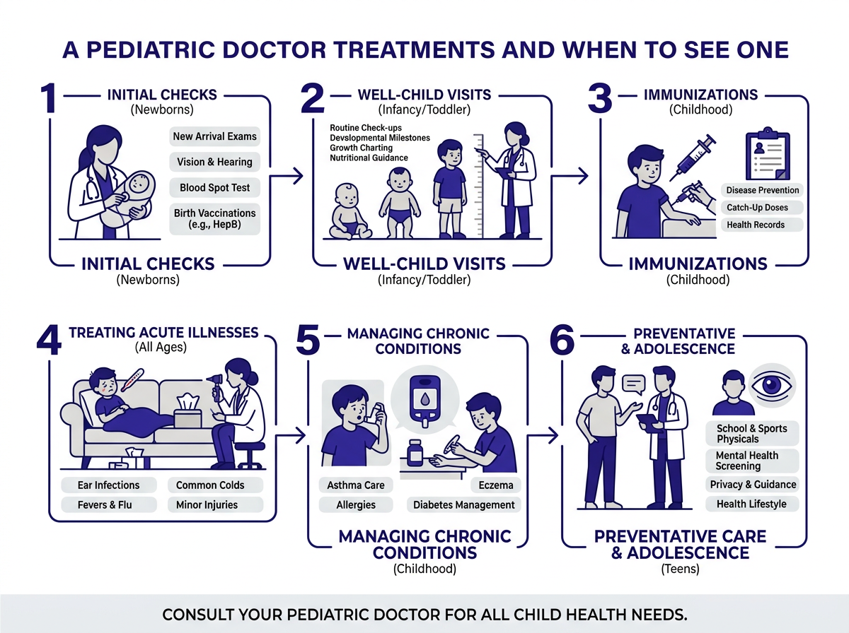 Pediatrician vs family doctor comparison