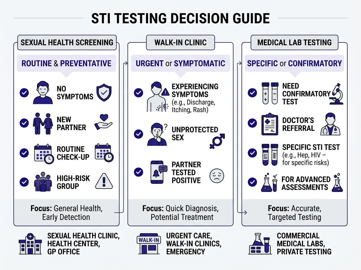 Frecuencia recomendada para pruebas de ETS según los CDC