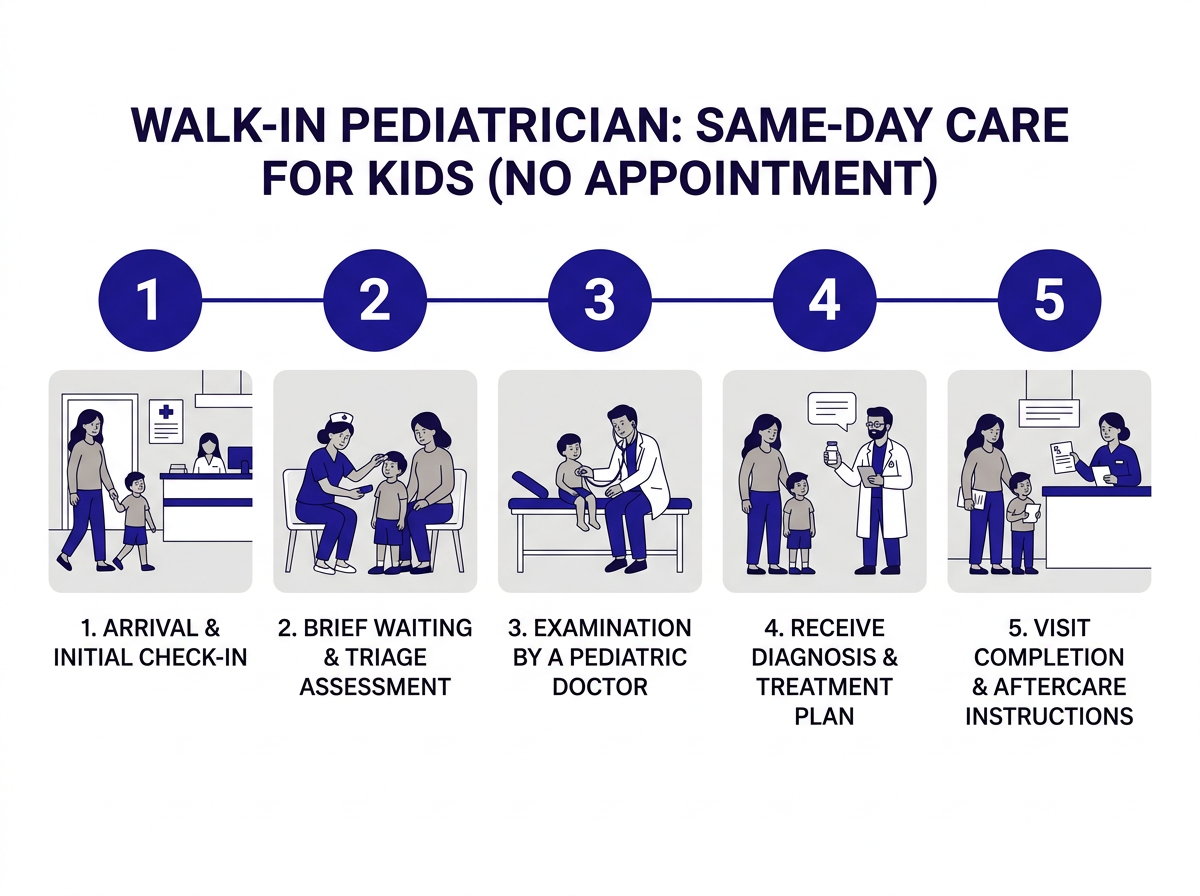Walk-in pediatric visit step by step what to expect