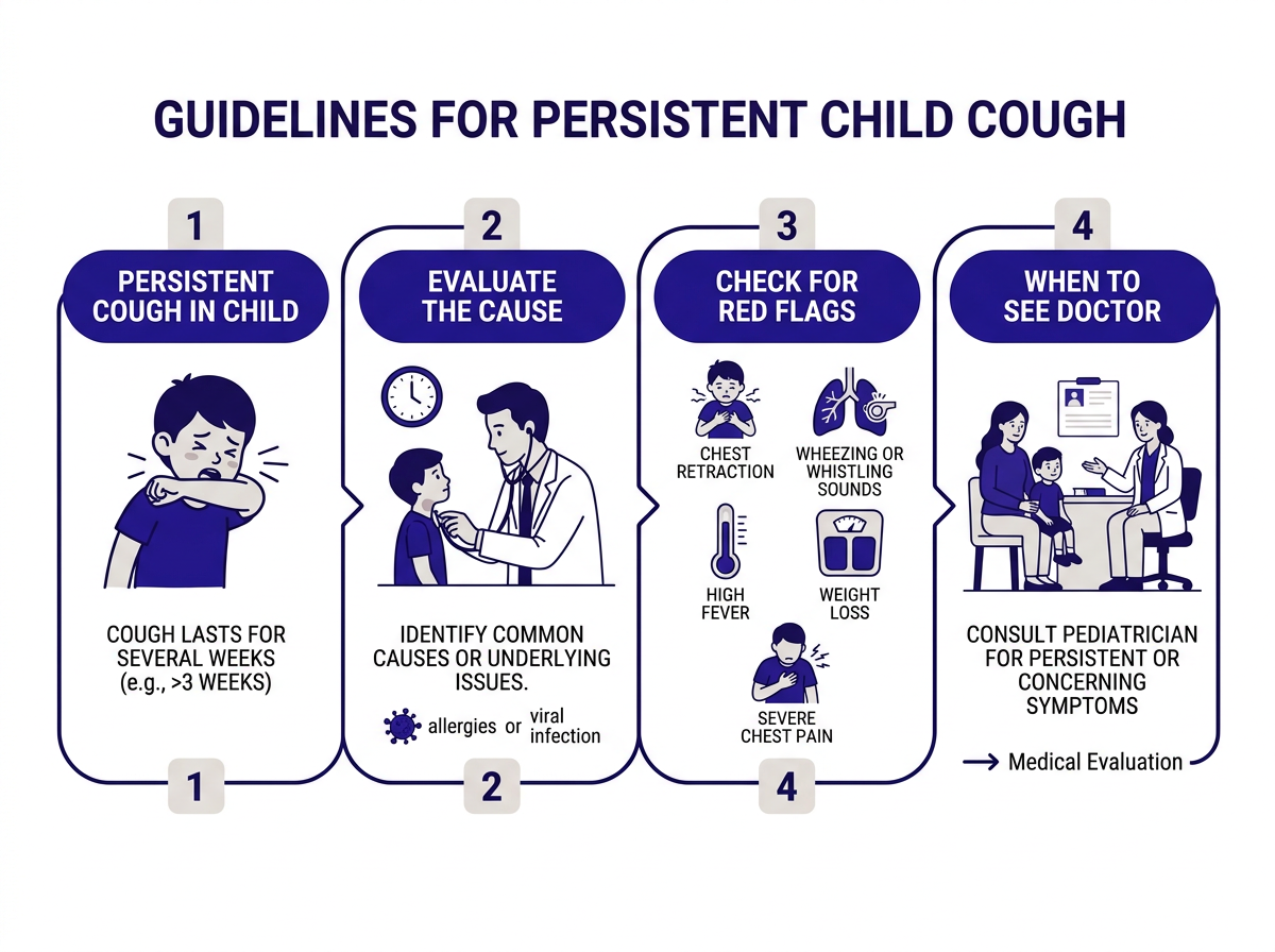 When to see a doctor if child cough won't go away