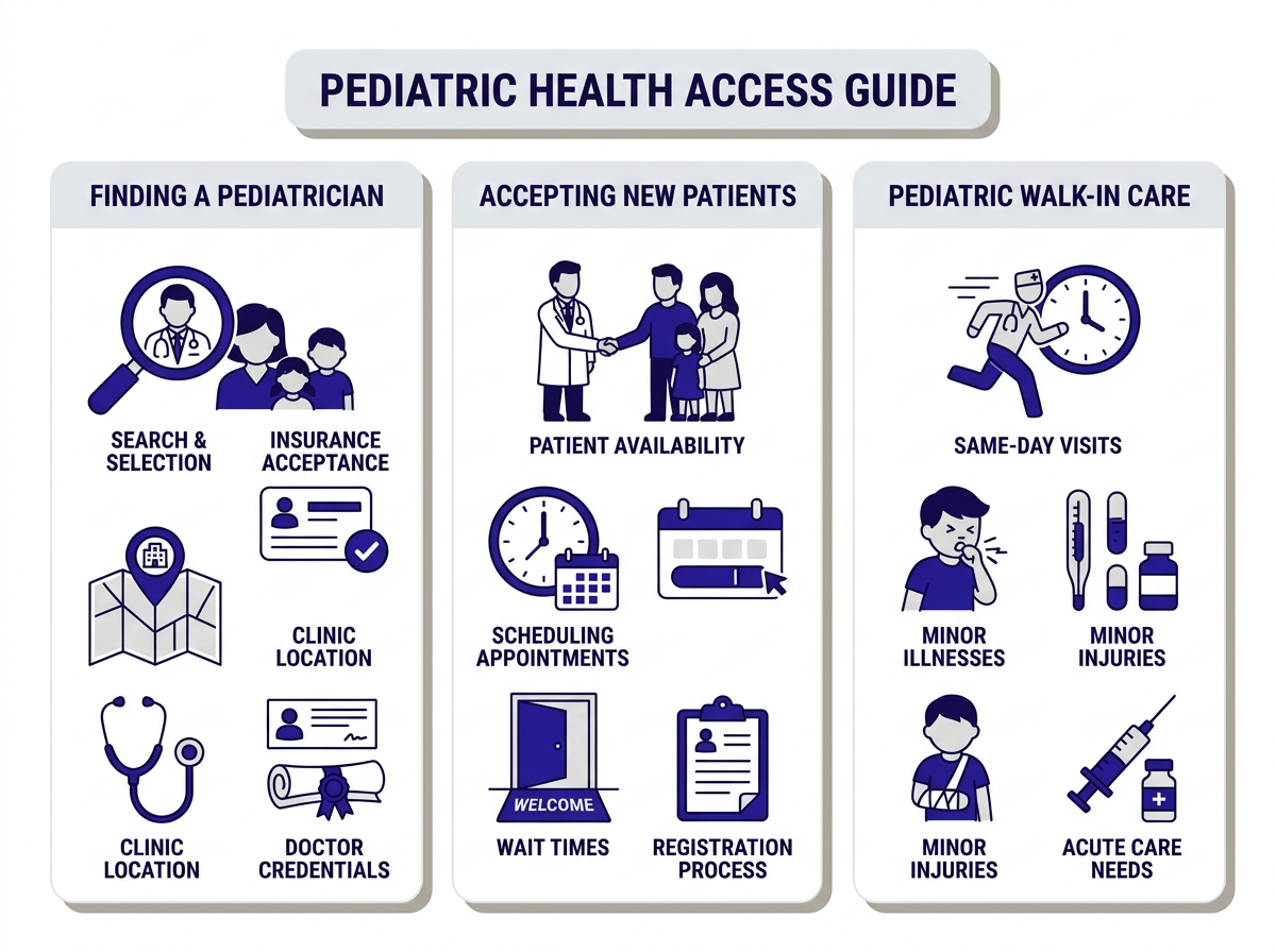 How to find a pediatrician near me accepting new patients