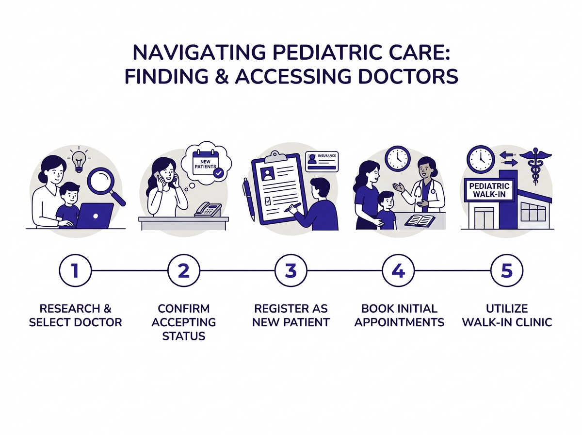 Walk-in pediatric care vs pediatrician near me accepting new patients