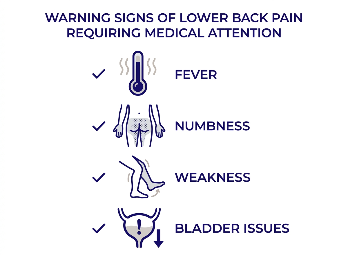 señales de alerta del dolor de espalda baja que requieren tratamiento médico urgente