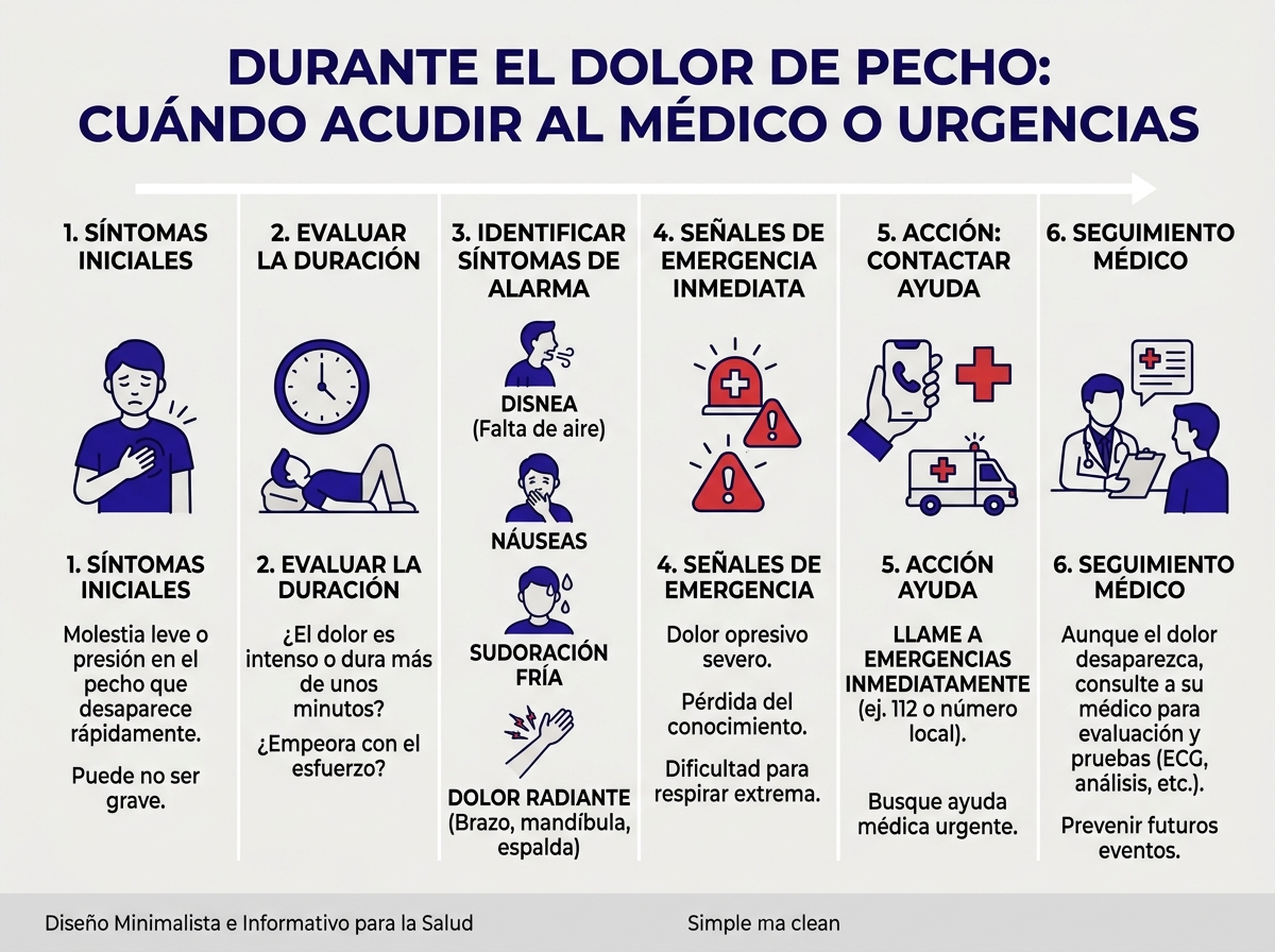 Comparación urgencias vs sala de emergencias dolor de pecho