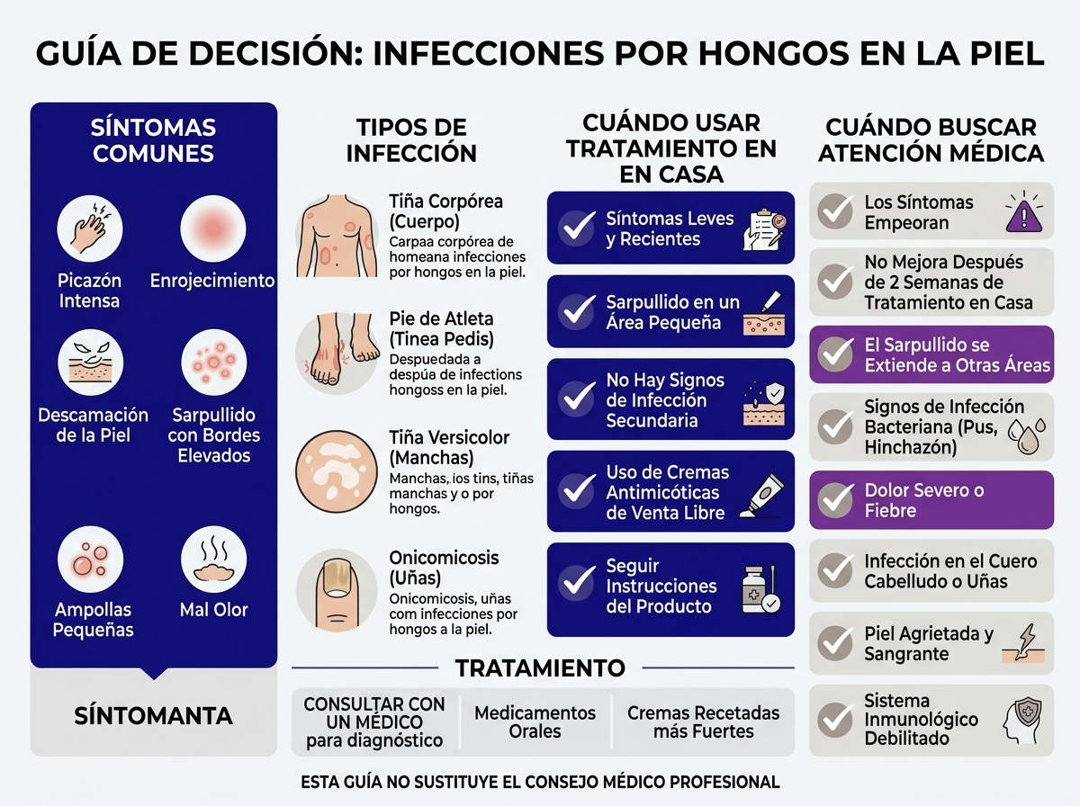 Cuándo ir al médico por hongos en la piel