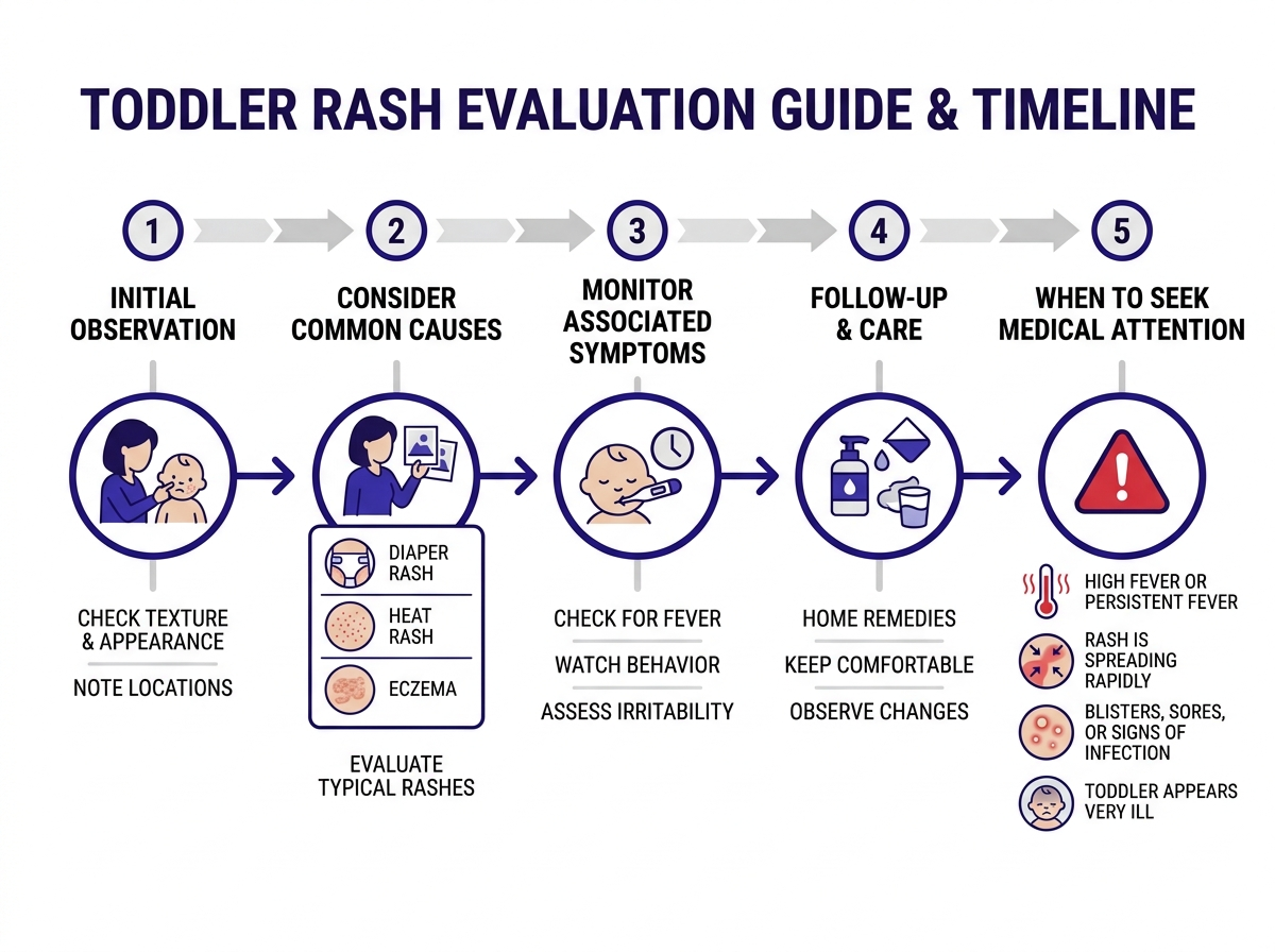 Warning signs for toddler rash when to see doctor immediately