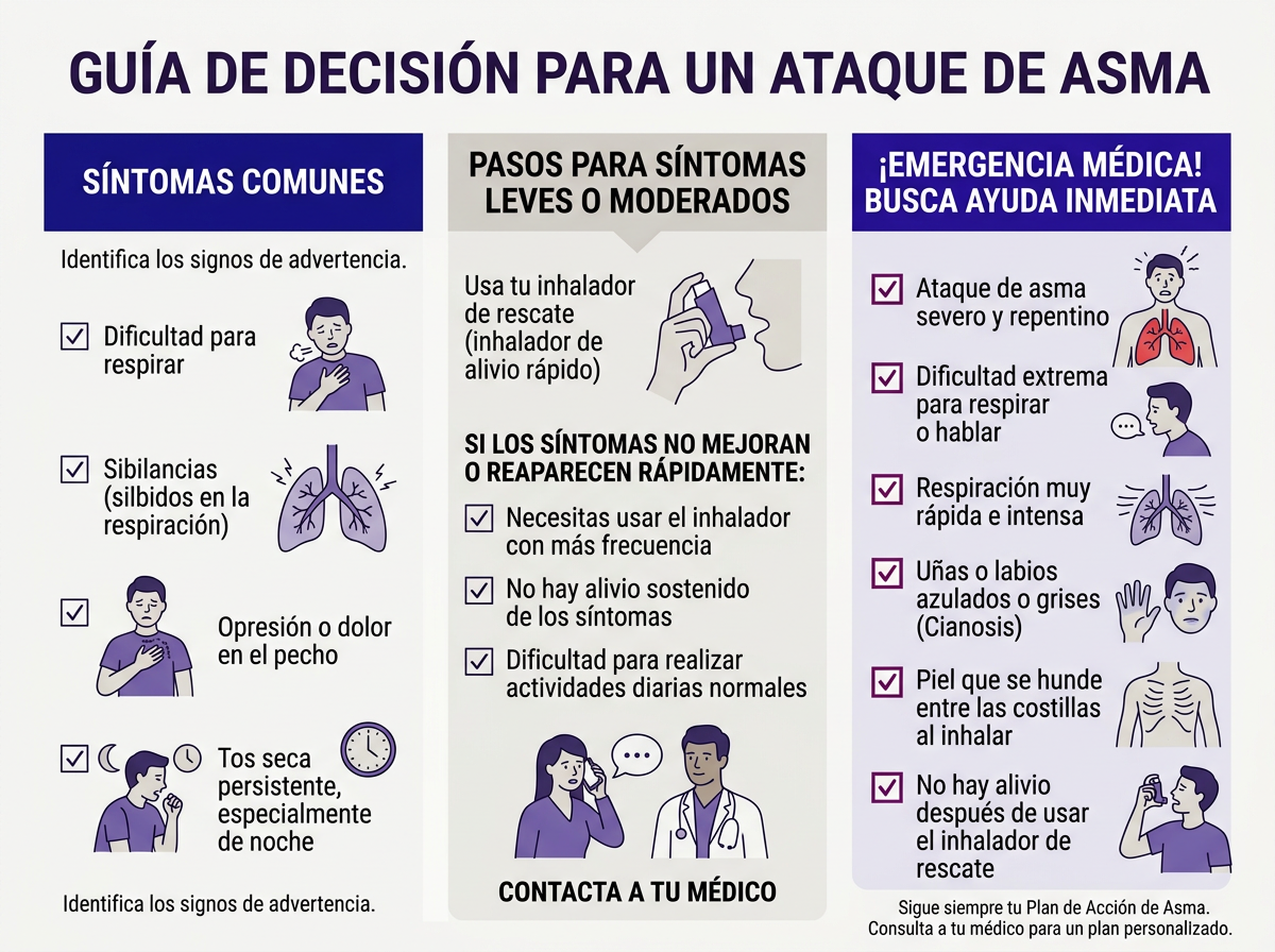 Cómo prevenir un ataque de asma
