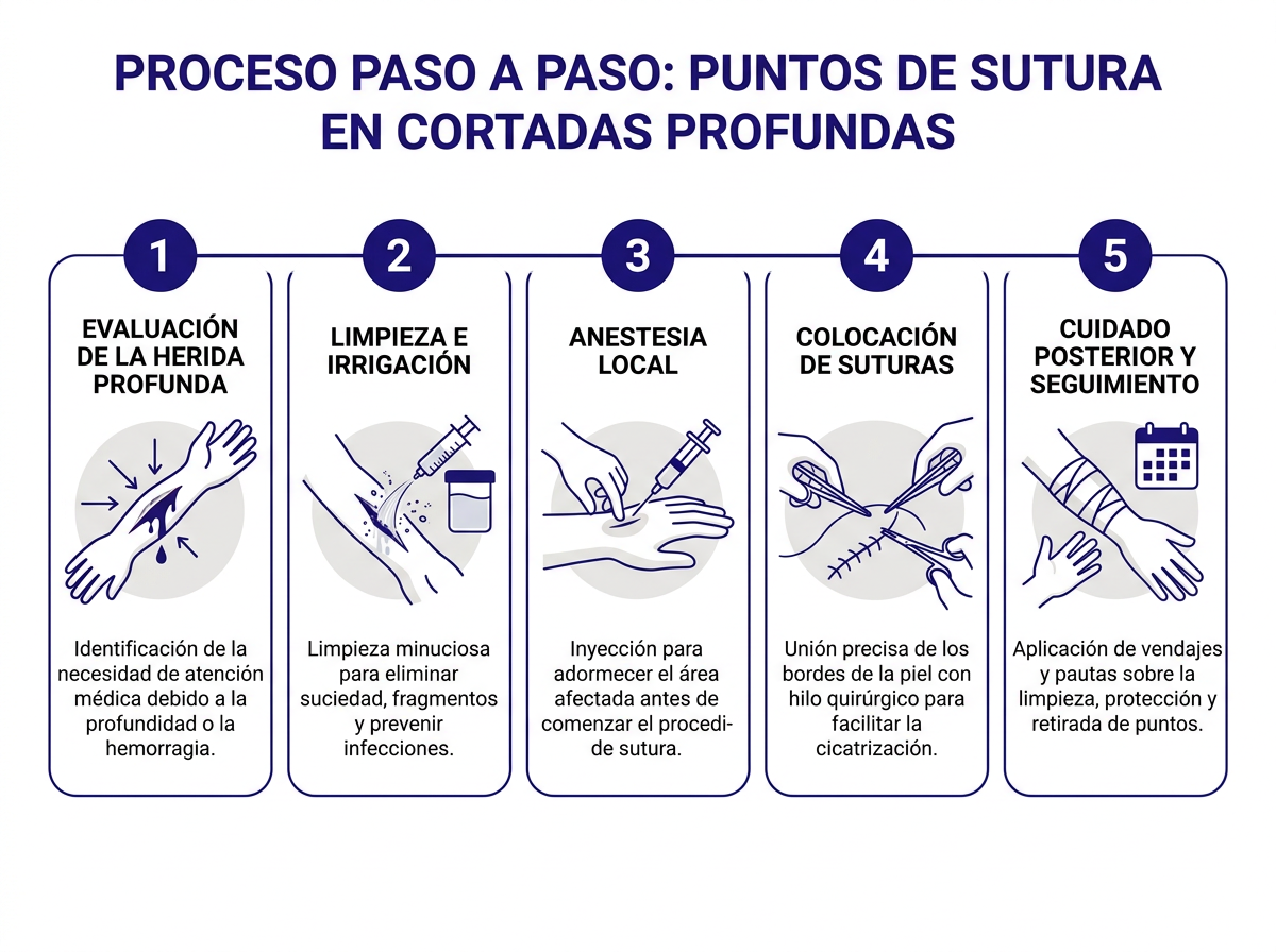 Urgencias vs sala de emergencias para una cortada profunda