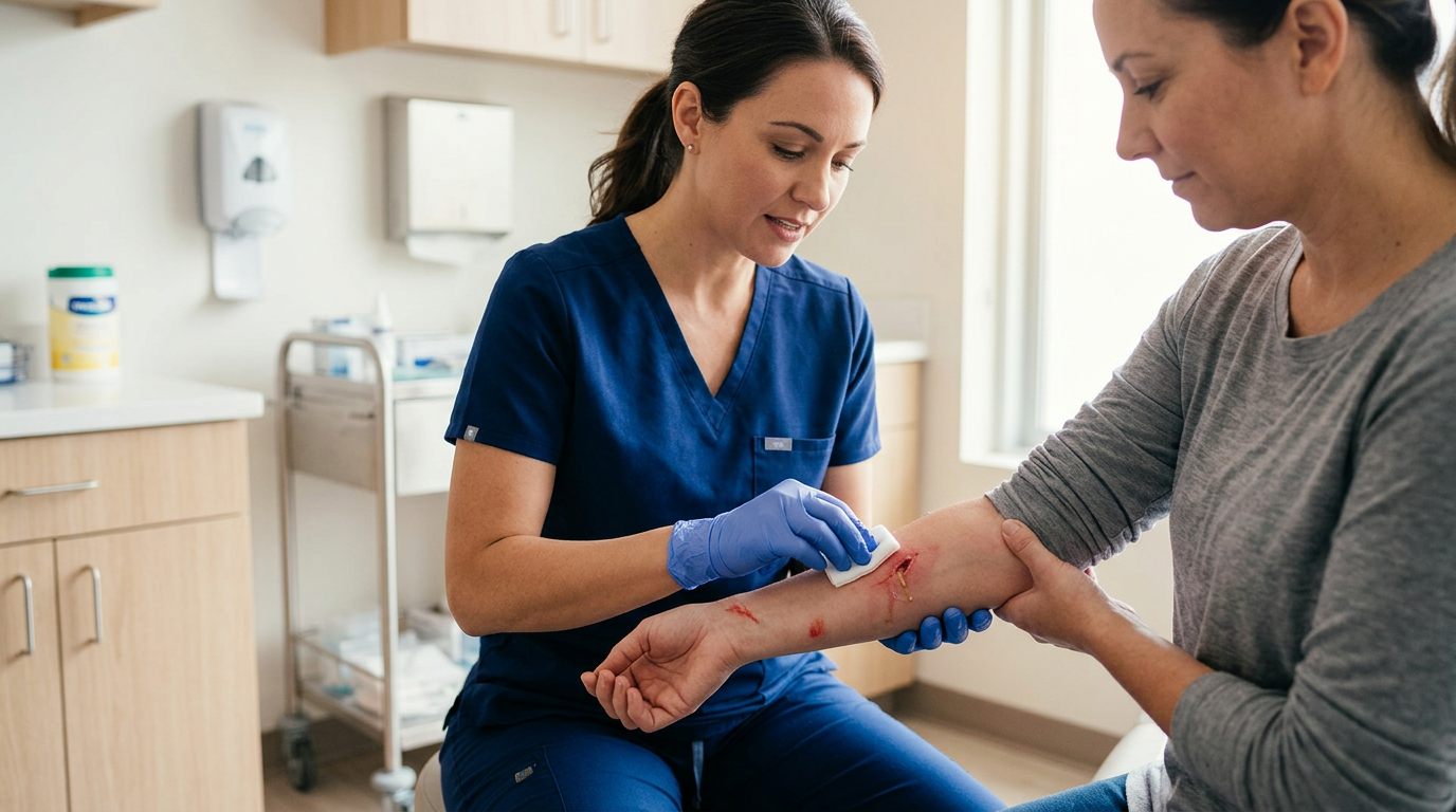 Herida Infectada: Señales de Alerta, Tratamiento y Cuándo Ir a Urgencias