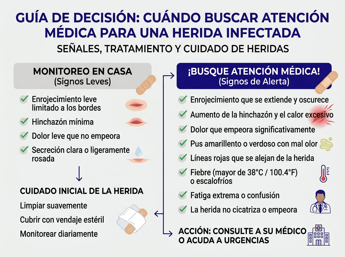 herida infectada resumen CityHealth