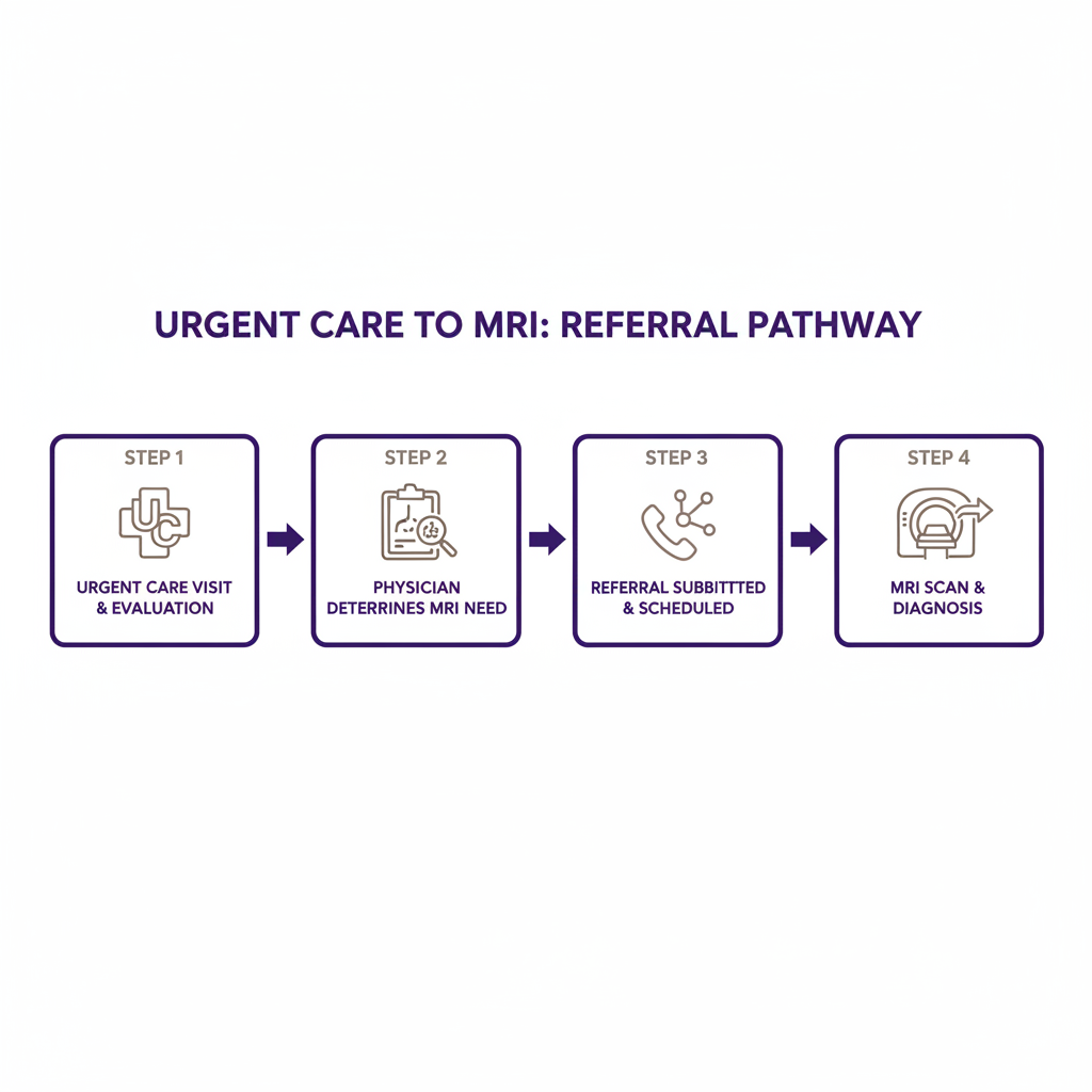 How to get an MRI referral from urgent care step by step