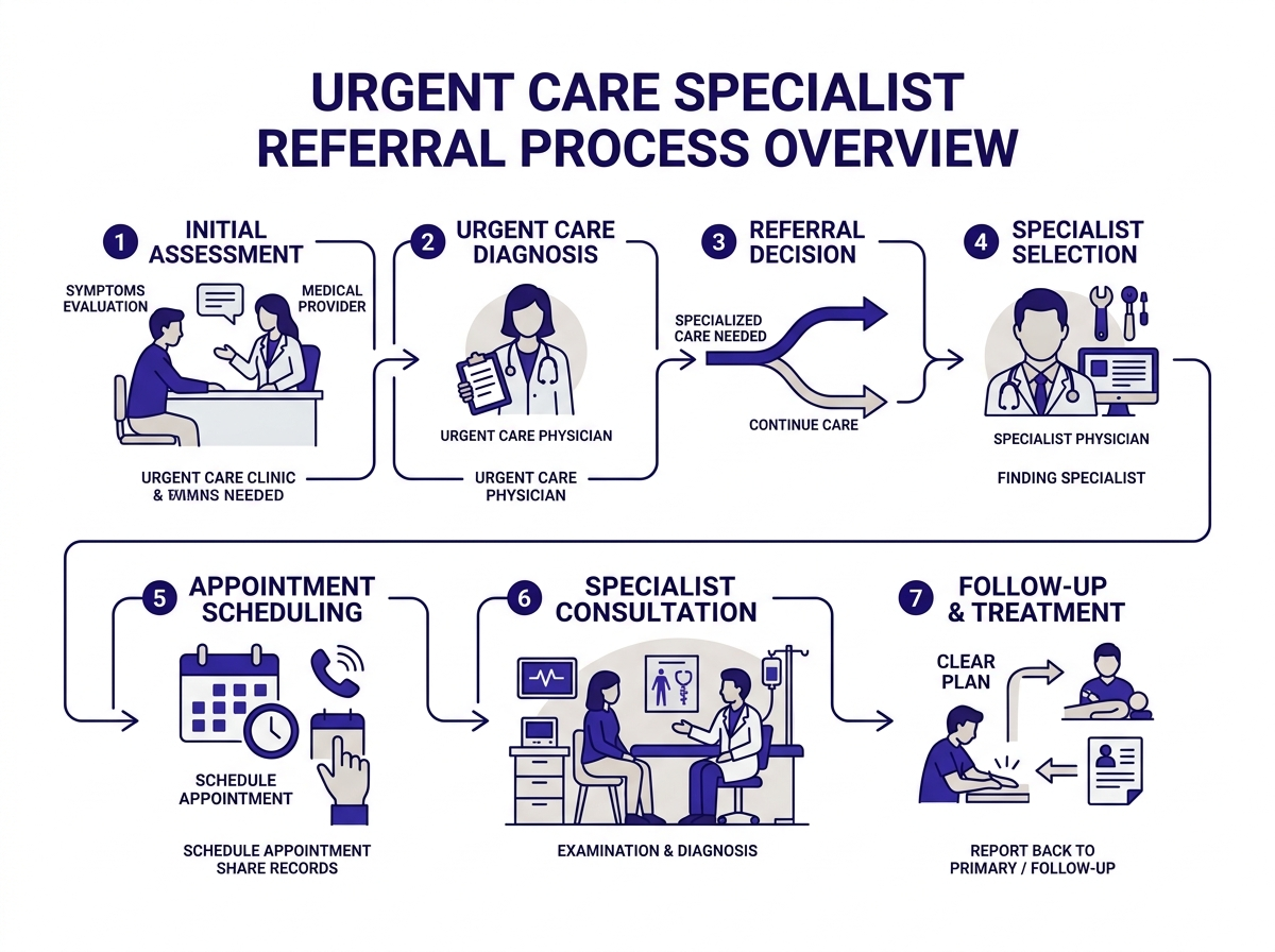 How urgent care can refer you to a specialist without a primary doctor