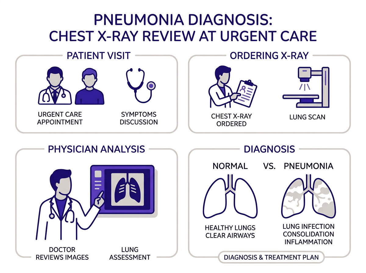 Can urgent care diagnose pneumonia — comparison of pneumonia versus bronchitis symptoms