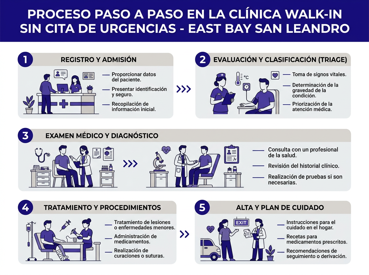 Comparación: clínica walk-in cerca de mí vs sala de emergencias costo y tiempo de espera