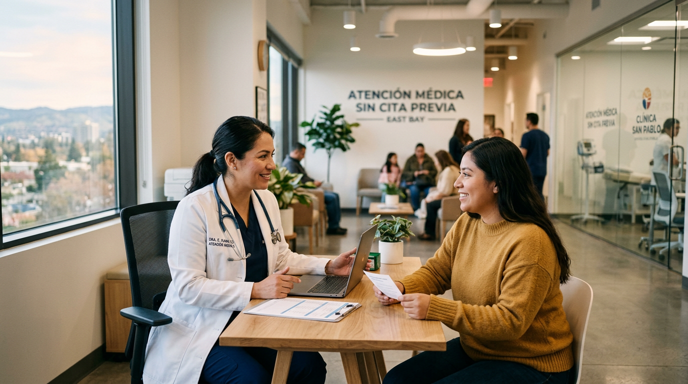 Doctor Sin Cita Previa en el East Bay: Atención Médica el Mismo Día