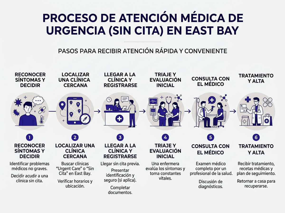 Servicios disponibles sin cita previa en CityHealth San Leandro