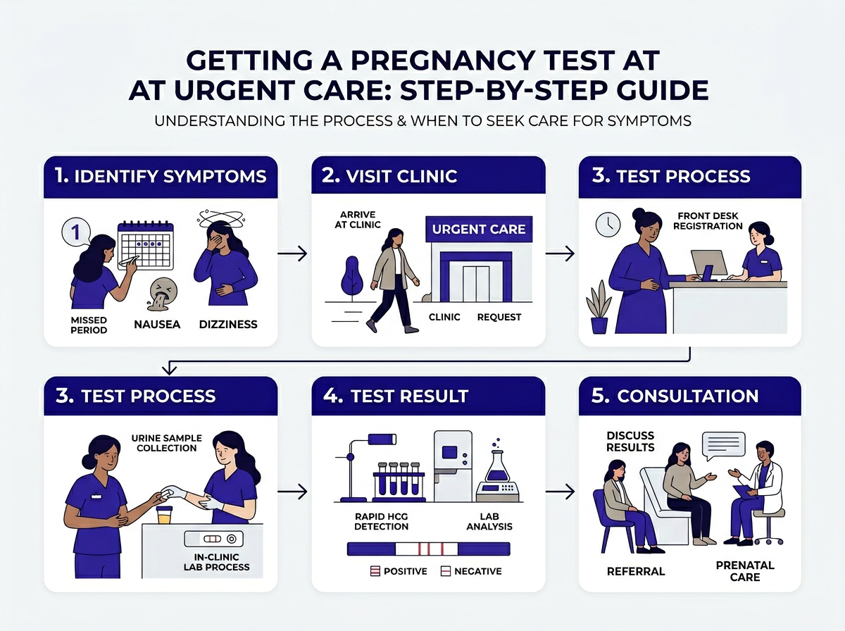 When urgent care can do a pregnancy test vs when to go to the ER: symptom guide