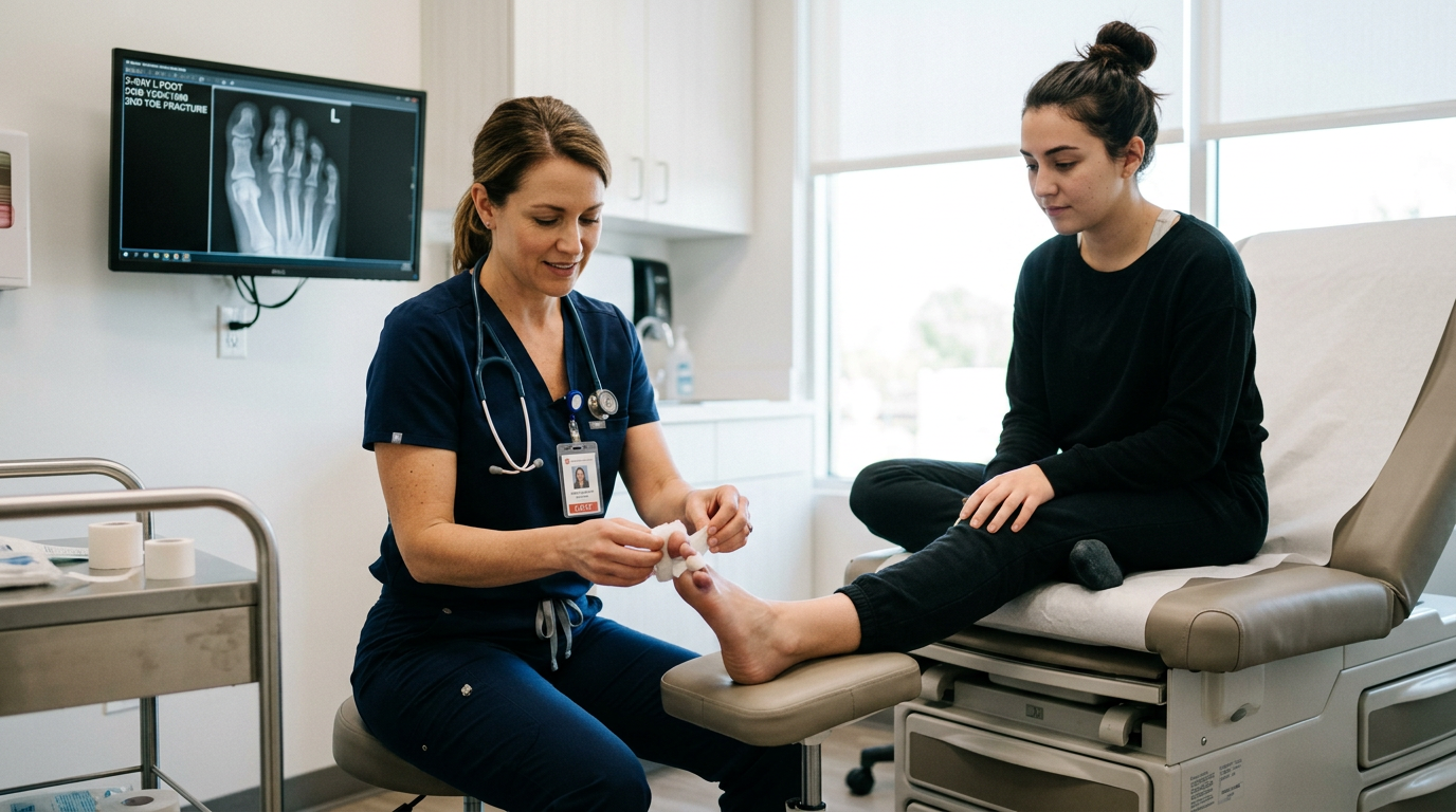 Urgent Care for Broken Toe: X-Rays, Treatment, and When to Go