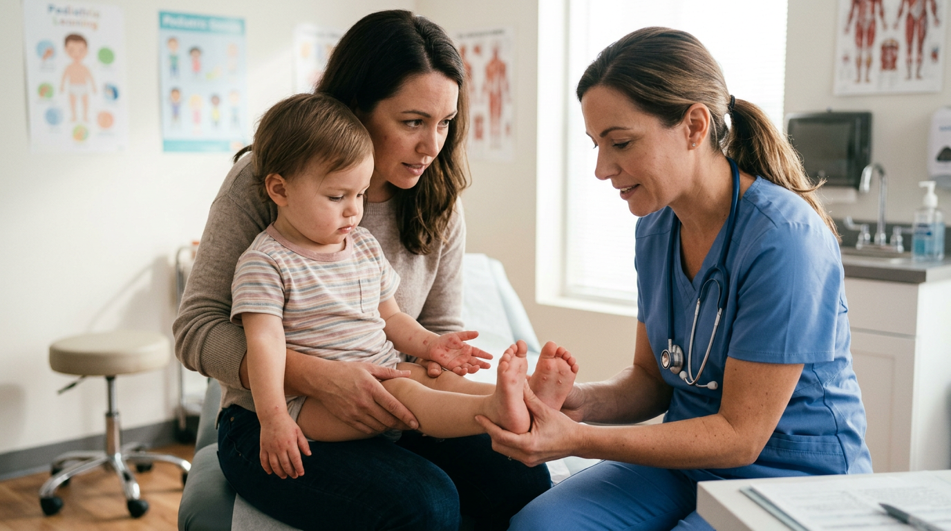 Child Hand Foot and Mouth Disease: Symptoms, Duration, and When to Walk In