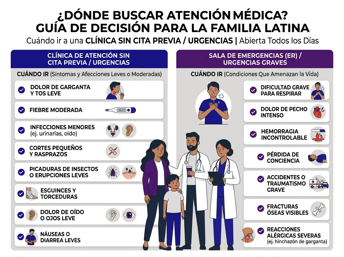 Tres pasos para recibir atención médica sin cita previa en CityHealth