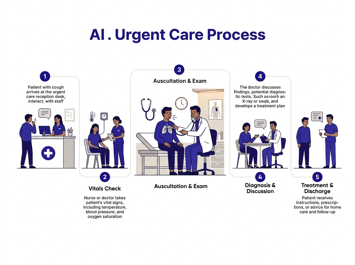 ER warning signs checklist for severe cough symptoms requiring emergency care