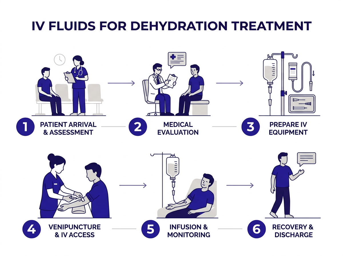 can urgent care give iv fluids - step by step process at clinic