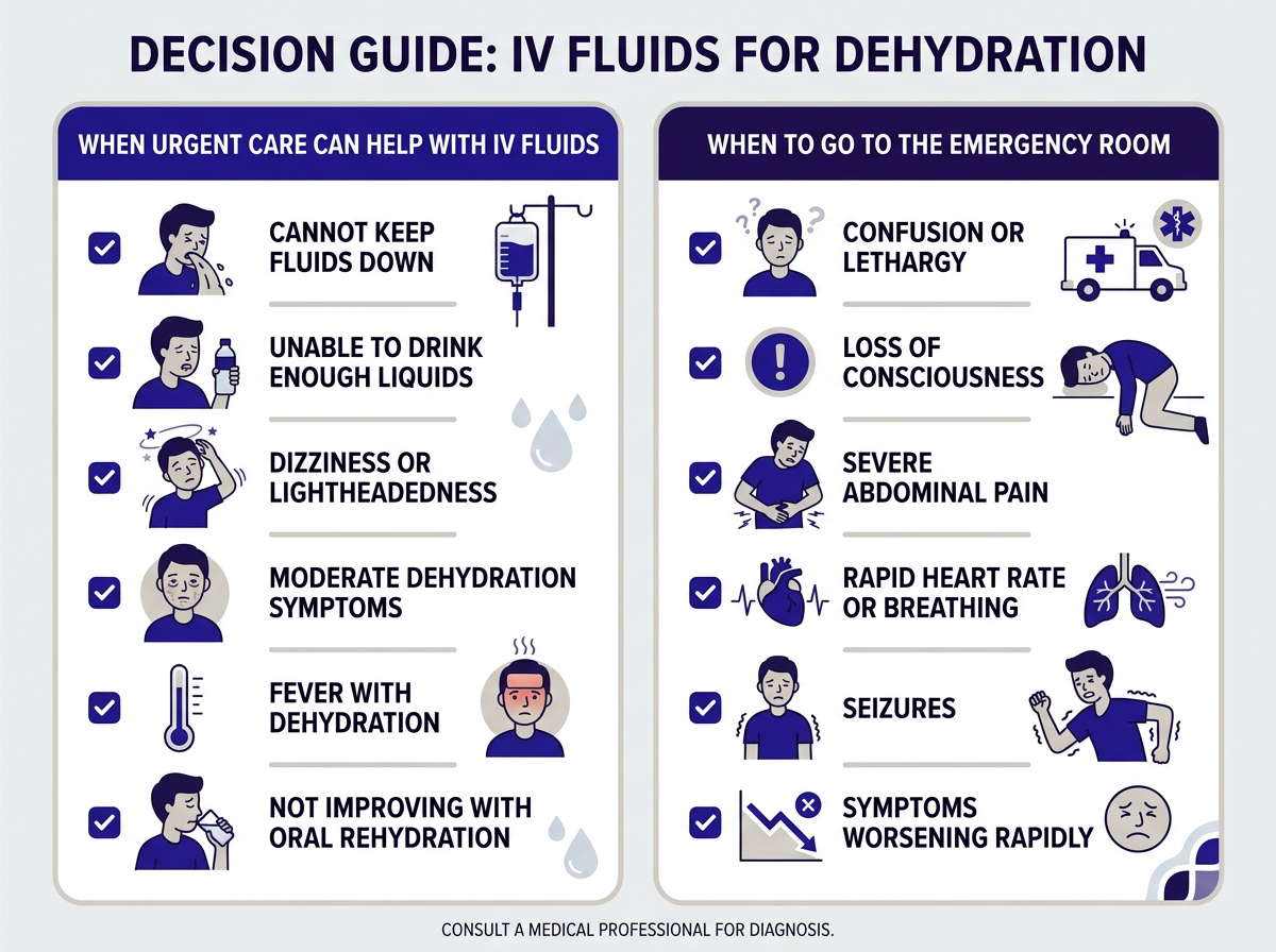 can urgent care give iv fluids - cost comparison urgent care vs ER