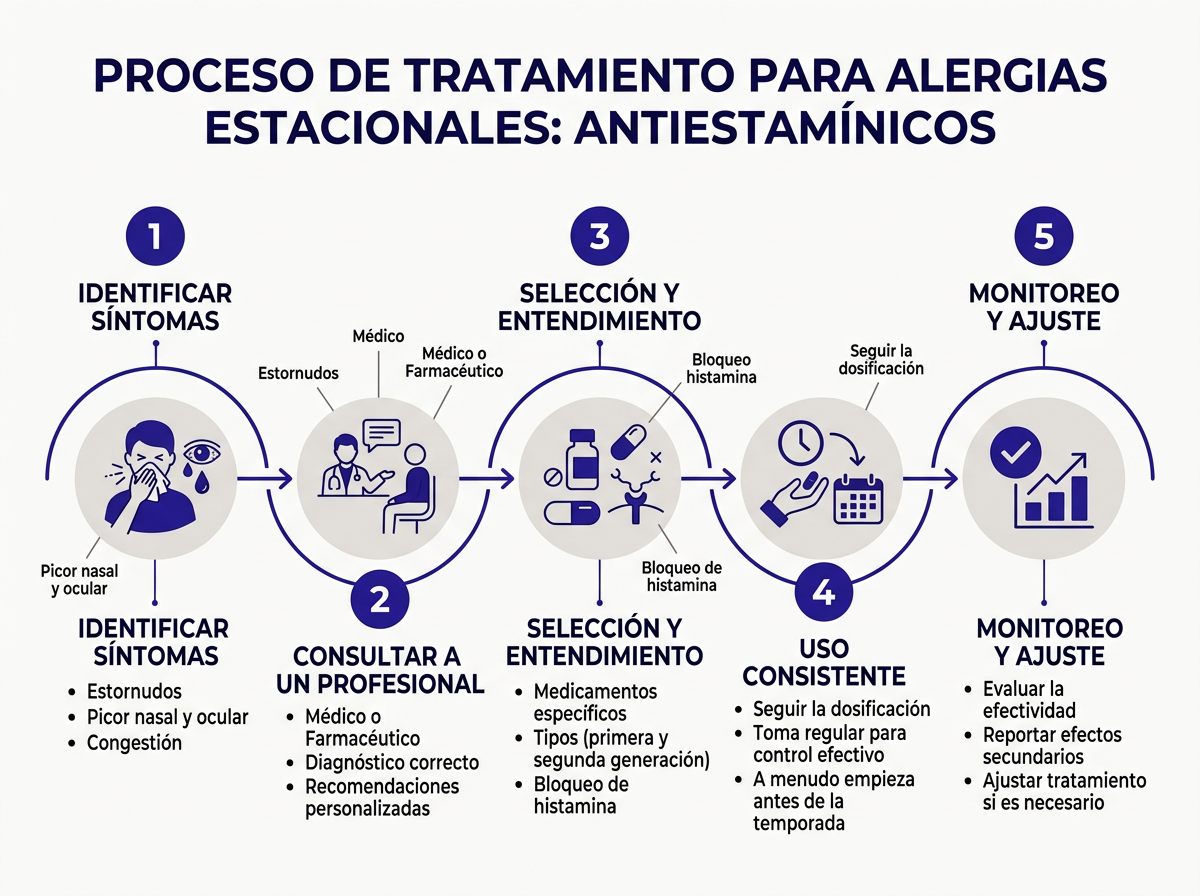 Medicamentos para alergias estacionales tratamiento sin receta