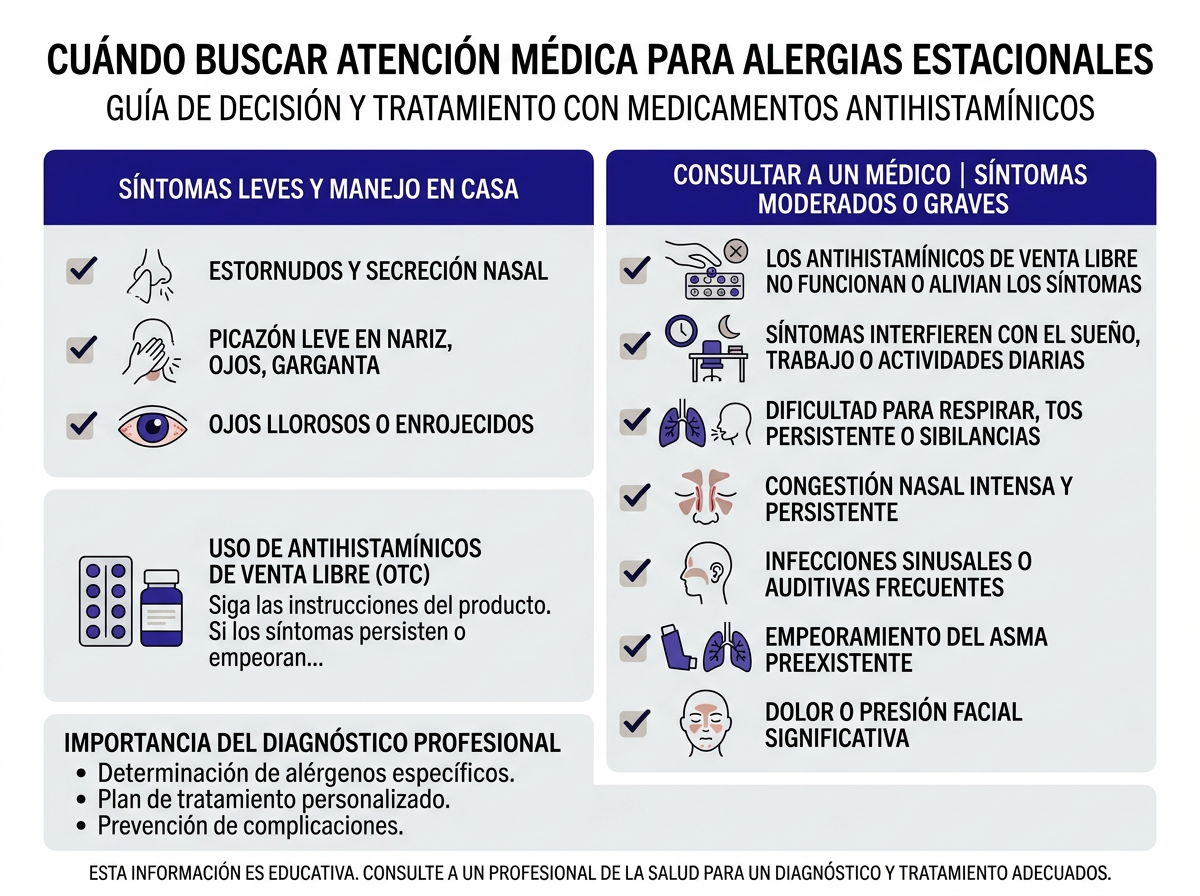 Cuándo ir a urgencias por alergias estacionales tratamiento
