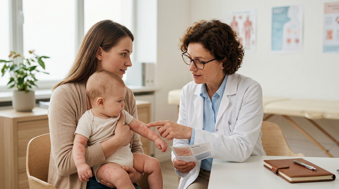 Sarpullido en Bebés: Tipos, Causas y Cuándo Ir al Doctor