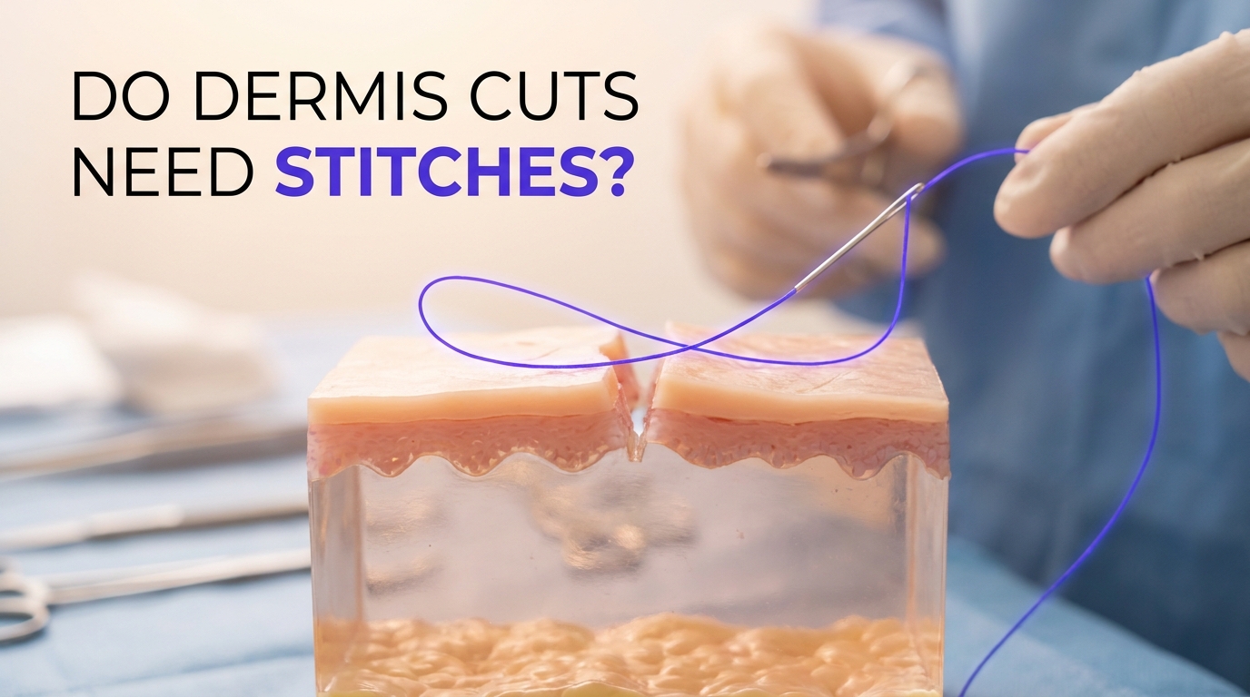 Do Dermis Cuts Need Stitches? How to Tell at Home