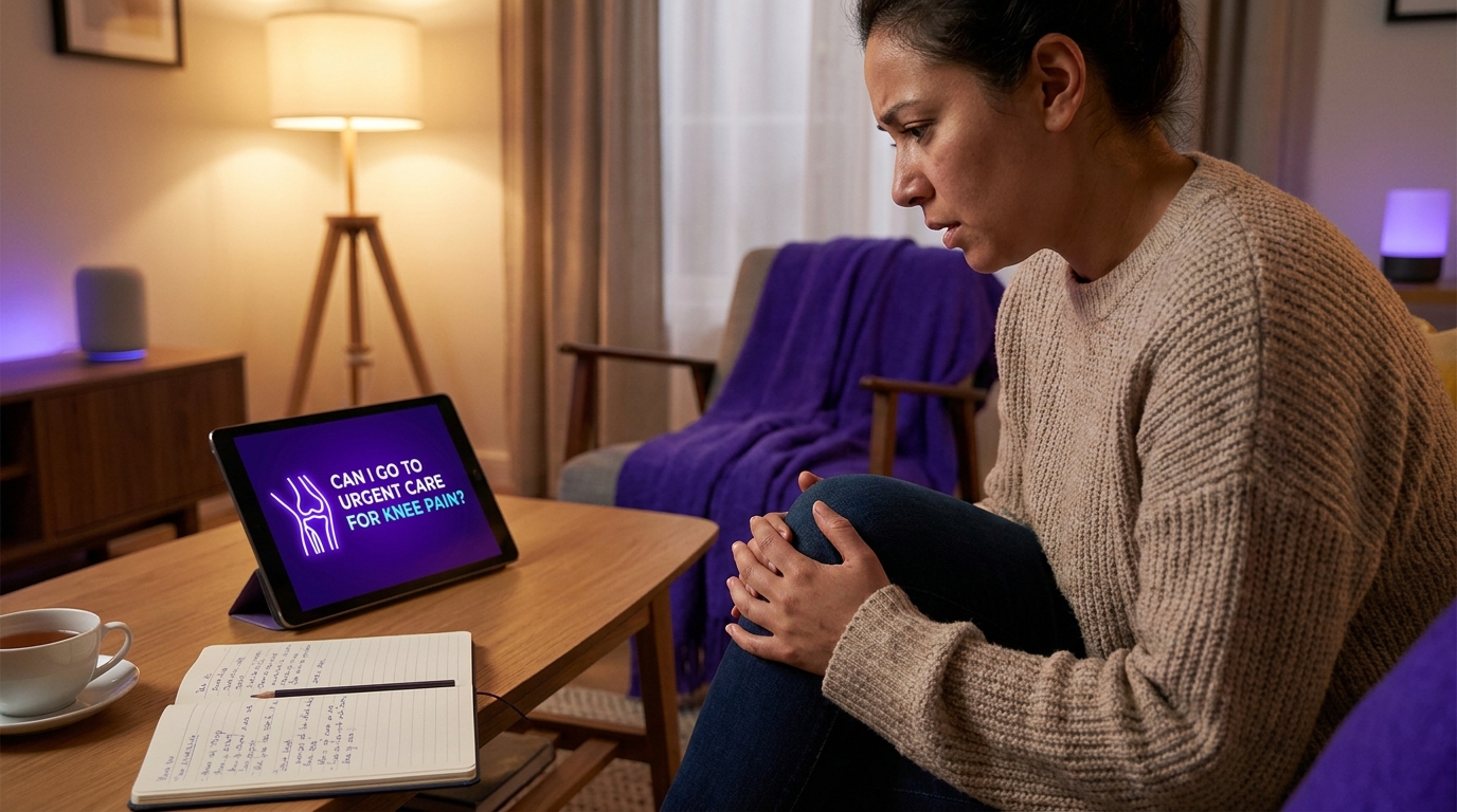 Can I Go to Urgent Care for Knee Pain? Yes — Here’s What Happens