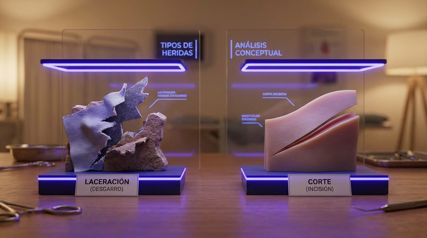 Laceración vs Corte: Cuál es la Diferencia y Cuándo Ir al Médico