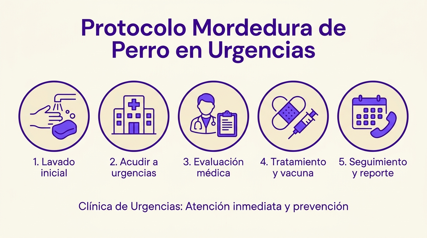 mordedura de perro clinica de urgencias