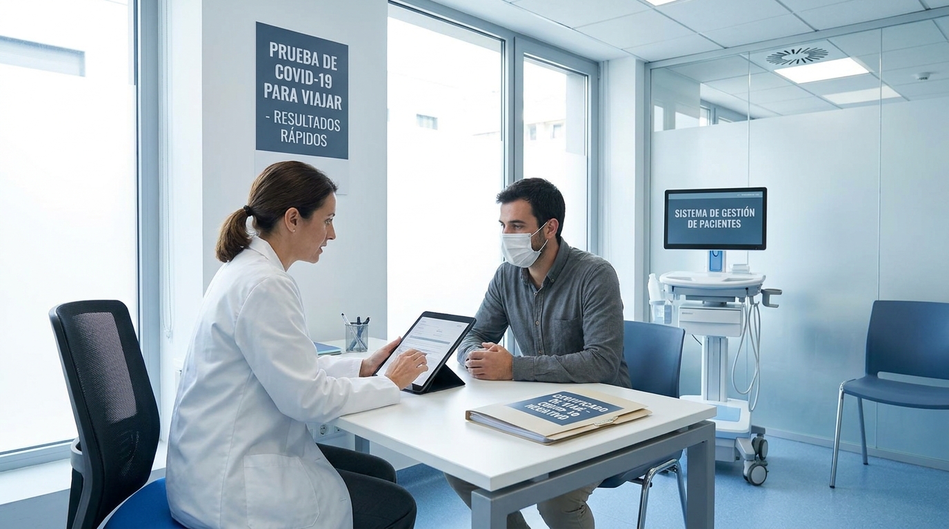 prueba de covid para viajar