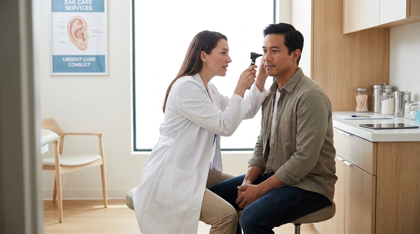 can urgent care remove earwax