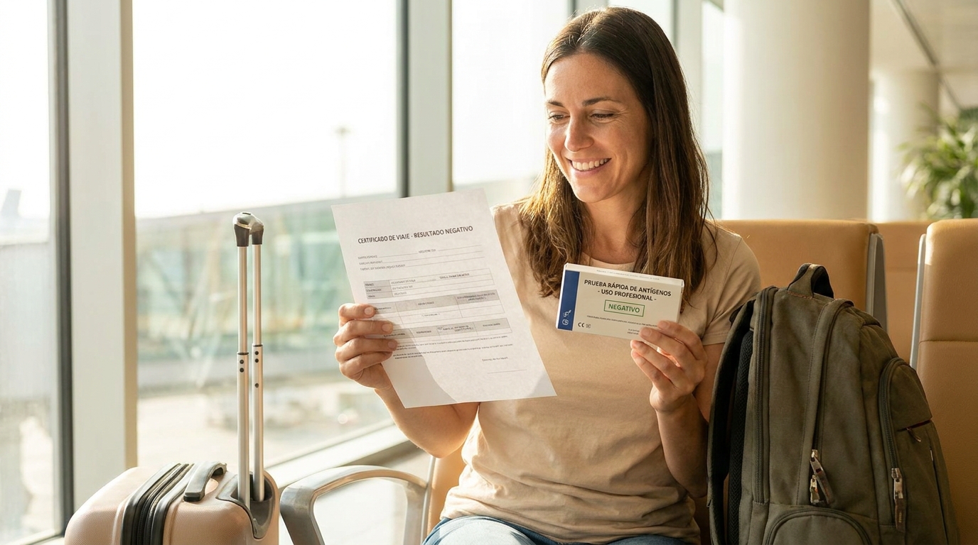 prueba de covid para viajar