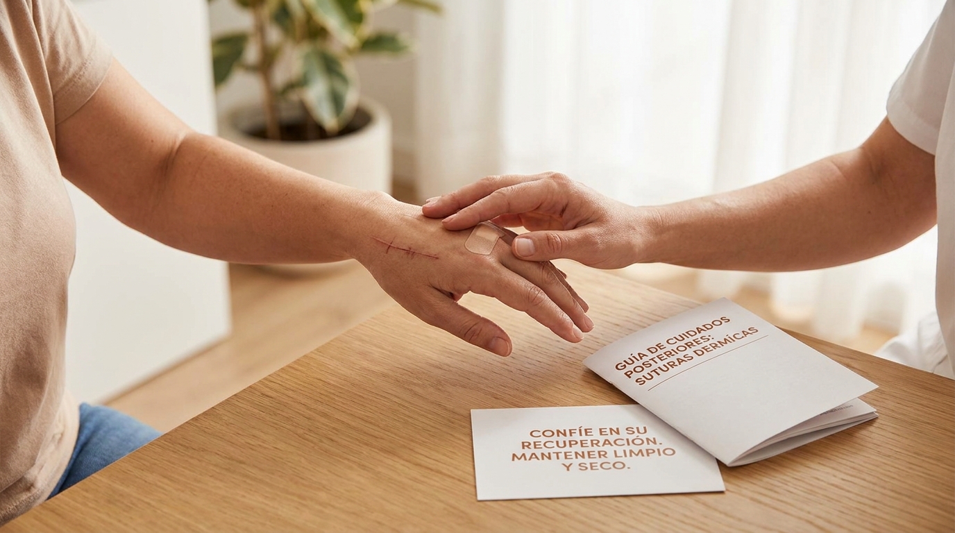 cortes en la dermis necesitan puntos