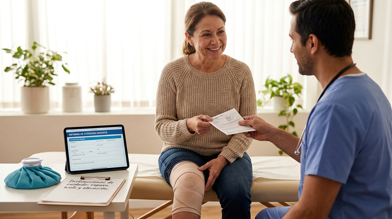 urgent care para dolor de rodilla