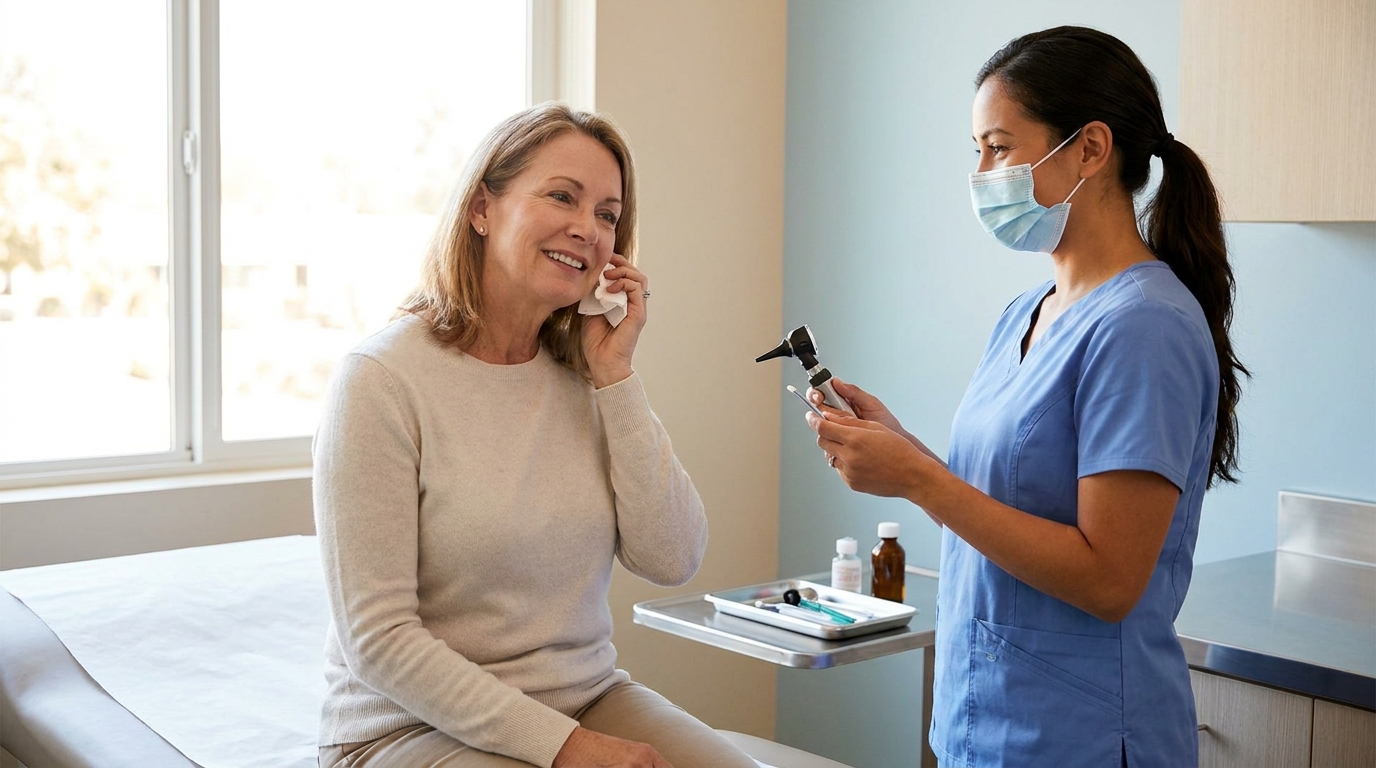 can urgent care remove earwax