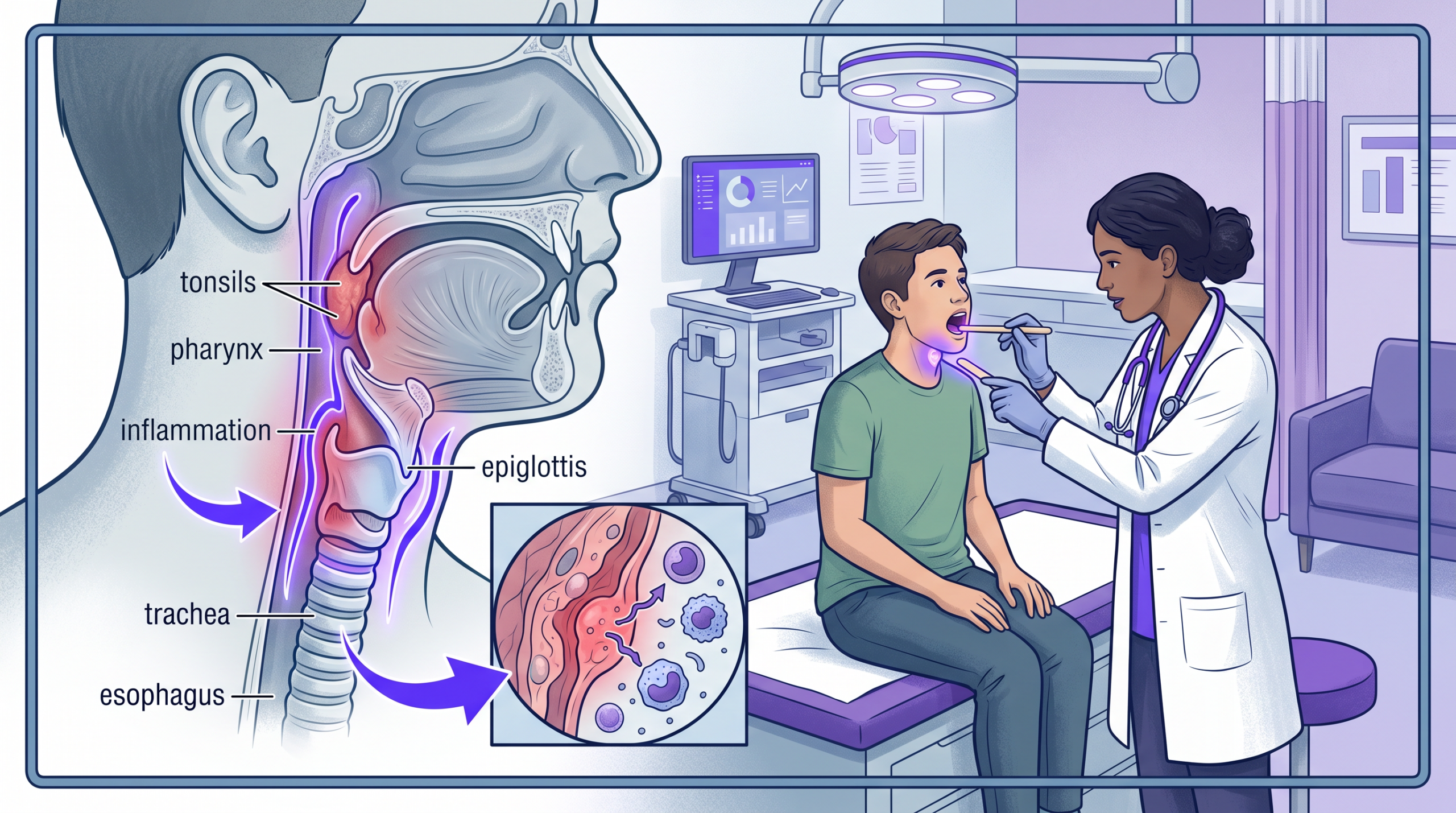 Urgent Care for Sore Throat: When to Get Tested and When to Go to the ER