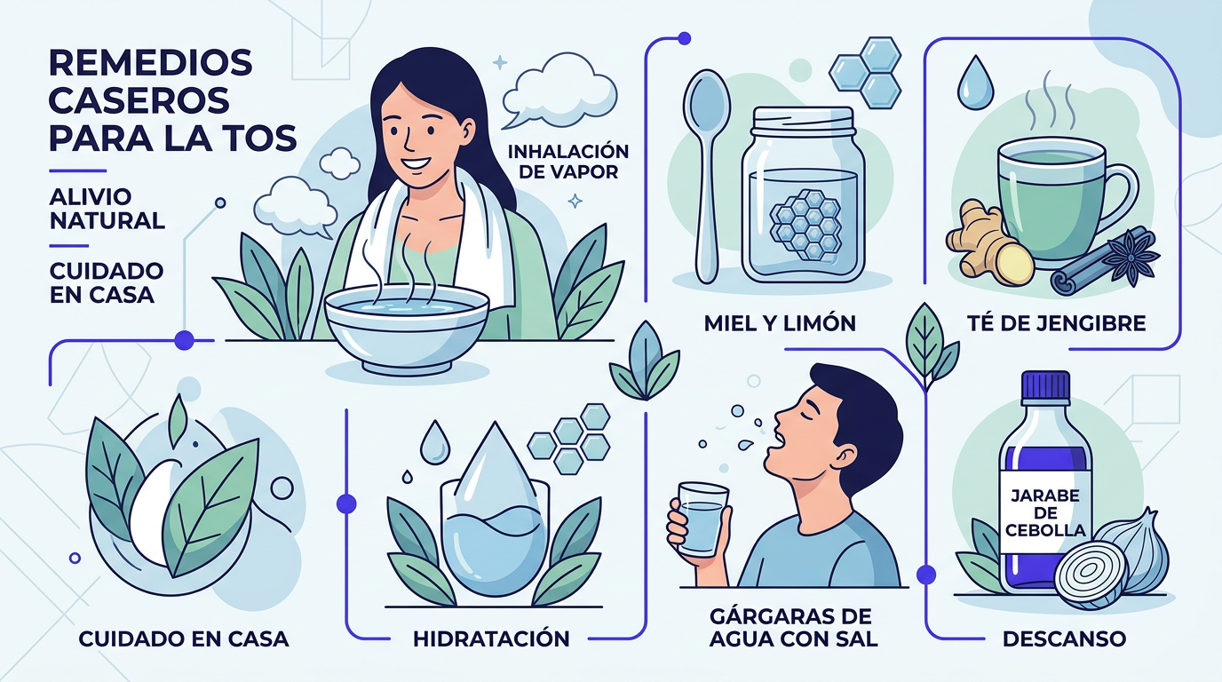 Remedio Casero para la Tos: Qué Sí Ayuda y Cuándo Buscar Atención