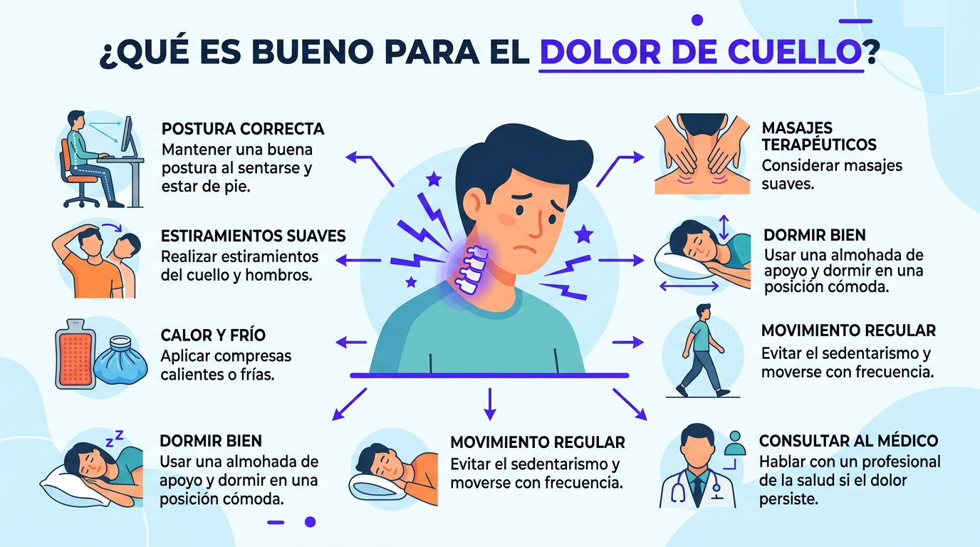 Qué es Bueno para el Dolor de Cuello: Alivio Seguro y Señales de Alerta