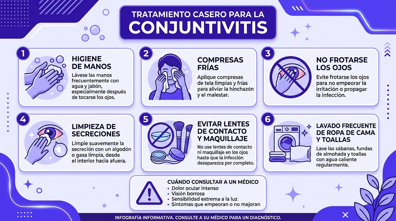 conjuntivitis tratamiento casero