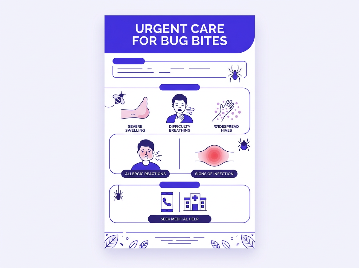 urgent care for bug bites symptom guide