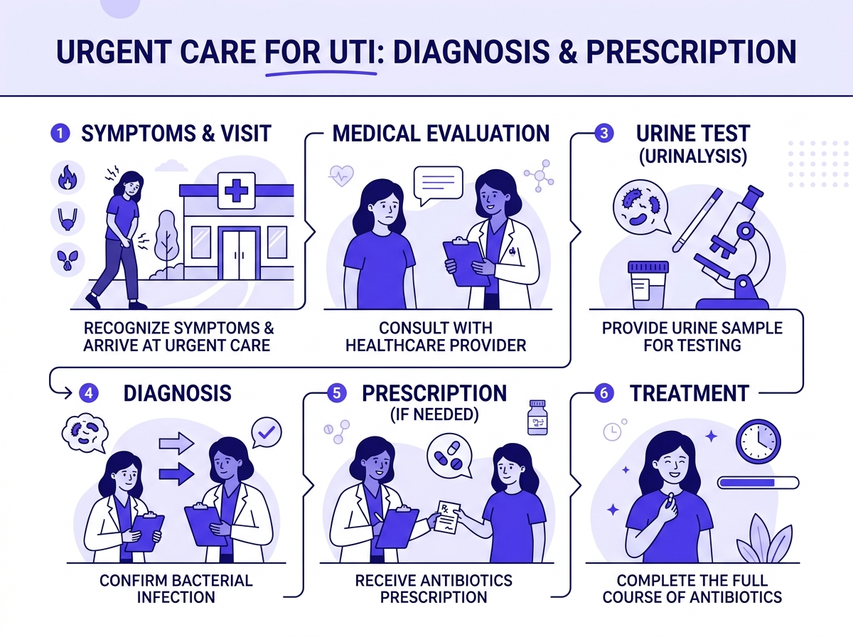 can urgent care prescribe antibiotics for uti symptom guide
