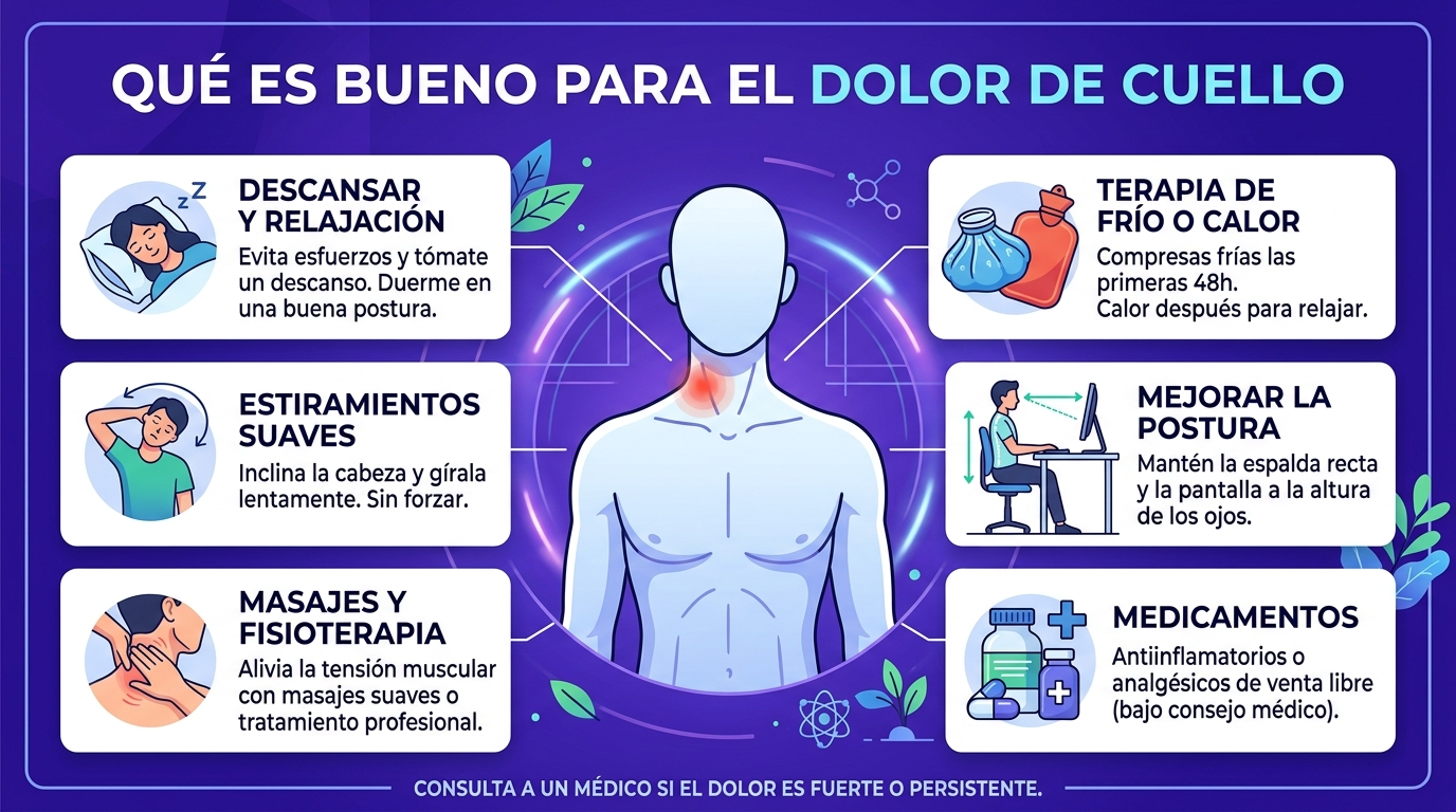 que es bueno para el dolor de cuello