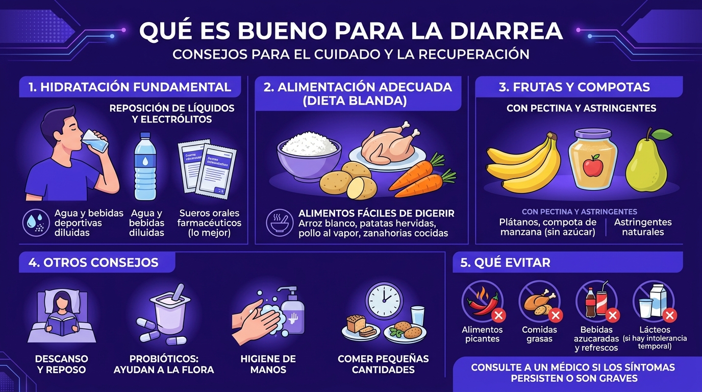 que es bueno para la diarrea