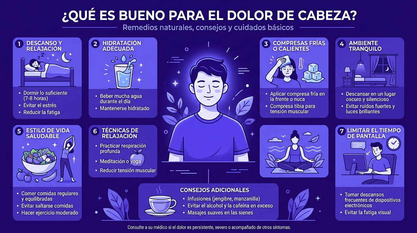 que es bueno para el dolor de cabeza
